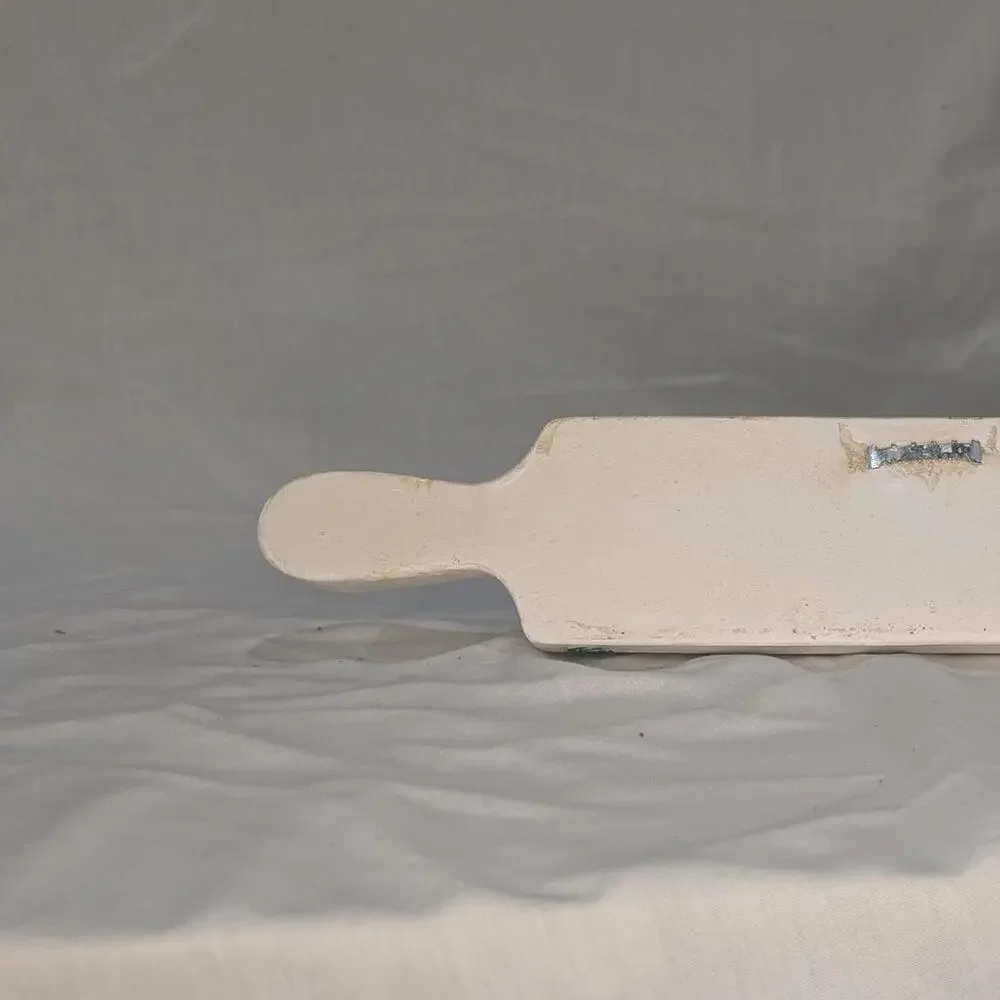 Handmade ceramic rolling pin with